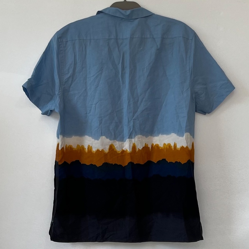 Express Mens Short Sleeve Button Down - Picture 2 of 3